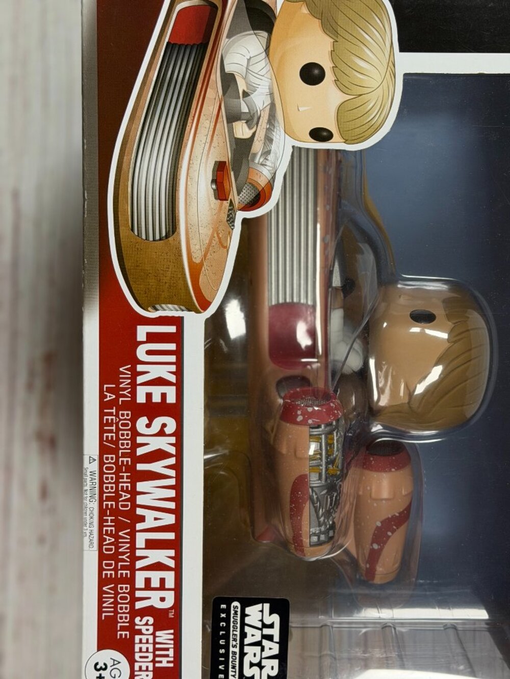 Funko Pop! Star Wars Luke Skywalker with Speeder #175 Smuggler’s Bounty Exclusiv - Picture 7 of 7